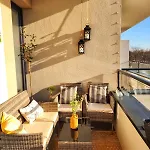 Apartmán Glam, King-size Bed, Terrace, Free Indoor Parking *