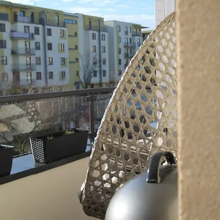 Glam, King-size Bed, Terrace, Free Indoor Parking Appartement Wrocław