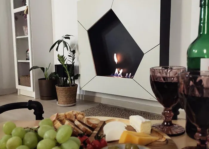 Glam, King-size Bed, Terrace, Free Indoor Parking アパート *