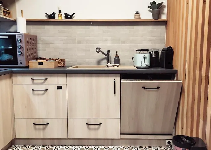 アパート Glam, King-size Bed, Terrace, Free Indoor Parking