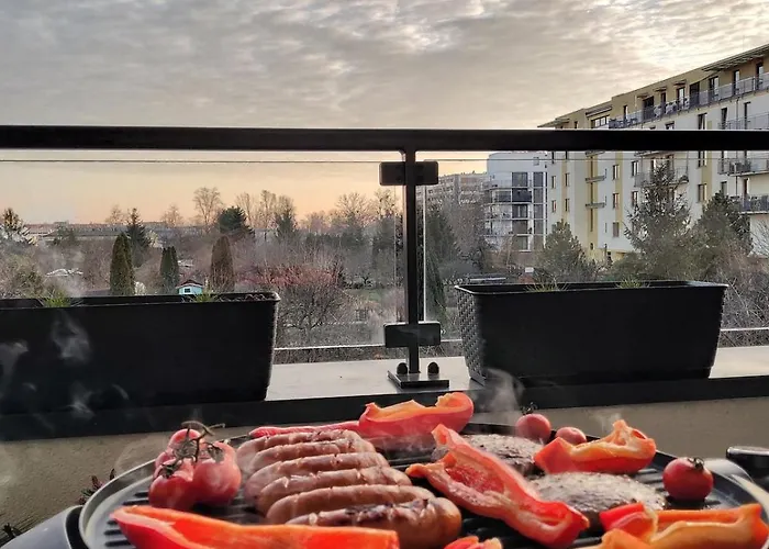 Glam, King-size Bed, Terrace, Free Indoor Parking * Breslau